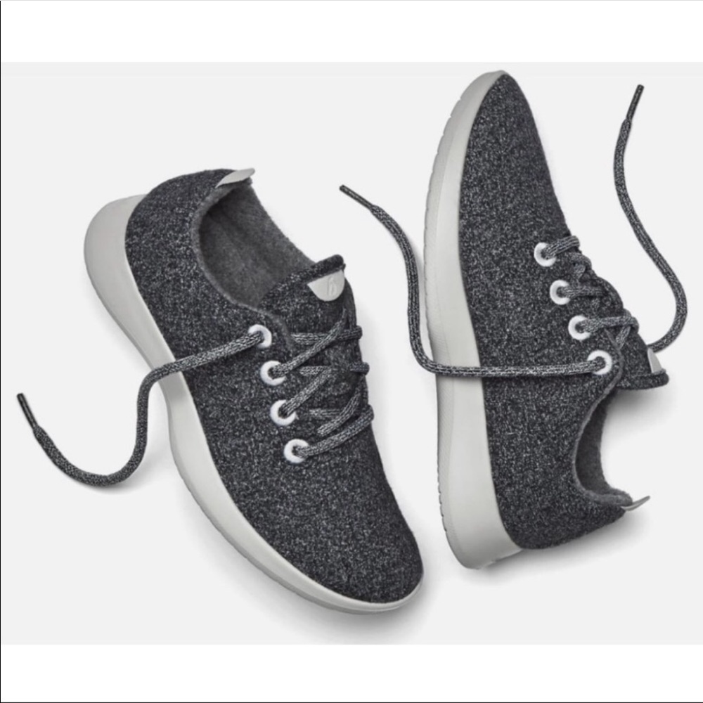 Allbirds Grey Wool Runners Women’s Shoes Sz 9